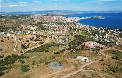 ÇANDARLI'DA FULL DENİZ MANZARALI İMARLI 350 M2 ARSA