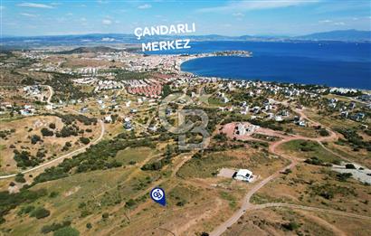 ÇANDARLI'DA FULL DENİZ MANZARALI İMARLI 350 M2 ARSA