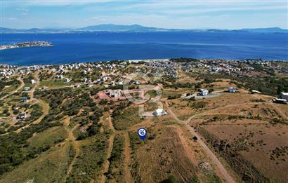 ÇANDARLI'DA FULL DENİZ MANZARALI İMARLI 350 M2 ARSA