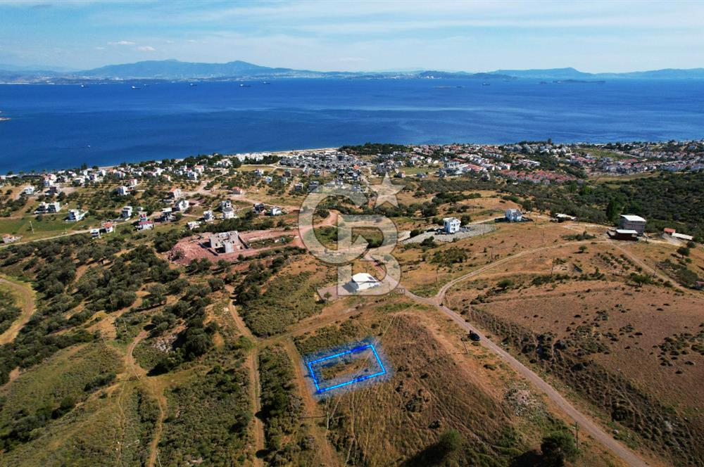 ÇANDARLI'DA FULL DENİZ MANZARALI İMARLI 350 M2 ARSA