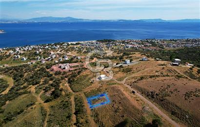 ÇANDARLI'DA FULL DENİZ MANZARALI İMARLI 350 M2 ARSA