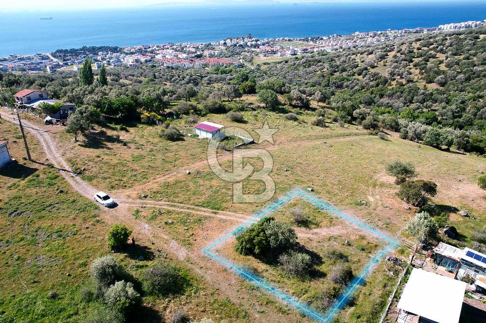 ÇANDARLI'DA 375 M2 DOĞA İLE İÇİÇE İMARLI ARSA