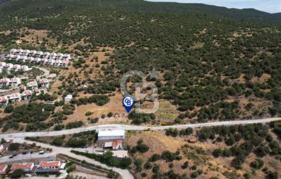 ÇANDARLI'DA 642 m² DENİZ MANZARALI ÖNÜ KAPANMAZ ARSA