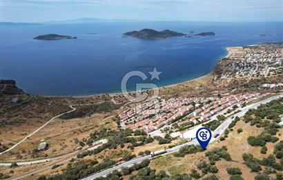 ÇANDARLI'DA 642 m² DENİZ MANZARALI ÖNÜ KAPANMAZ ARSA