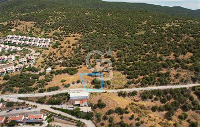 ÇANDARLI'DA 642 m² DENİZ MANZARALI ÖNÜ KAPANMAZ ARSA