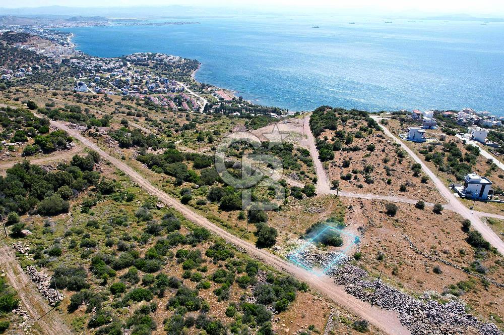 ÇANDARLI EYKODADA DENİZ MANZARALI FIRSAT ARSA!