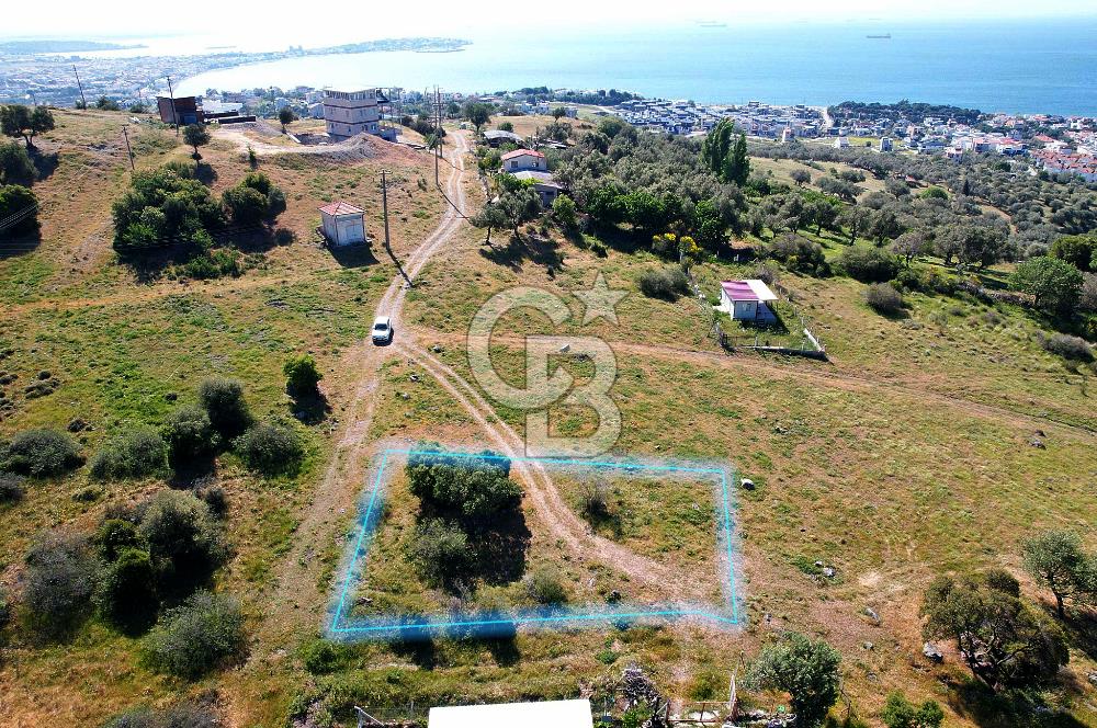 ÇANDARLI'DA 375 M2 DOĞA İLE İÇİÇE İMARLI ARSA