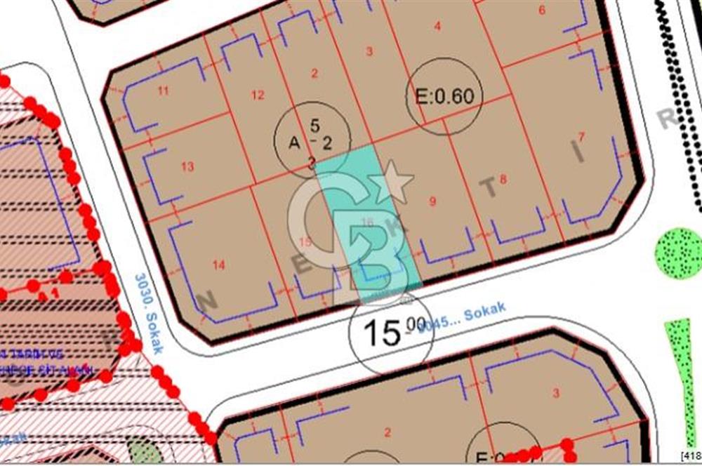 DENİZLİ/Merkezefendi/Hallaçlar'da 535m² Satılık İmarlı Arsa