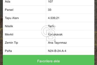 KORKUTELİ ÇUKURCA MAHALLESİNDE 4539 M2 YATIRIMLIK