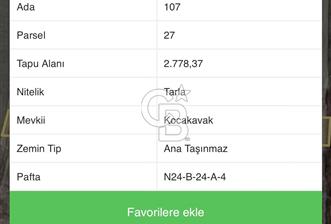 ANTALYA KORKUTELİ ÇUKURCA"DA TEK TAPU YATIRIMLIK TARLA
