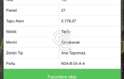 ANTALYA KORKUTELİ ÇUKURCA"DA TEK TAPU YATIRIMLIK TARLA