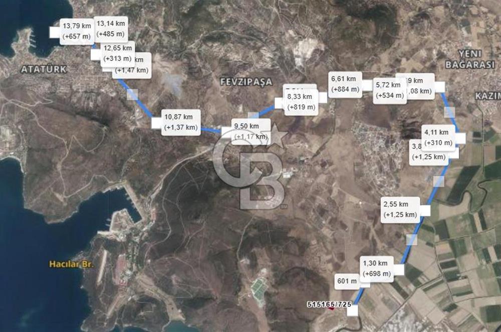 Foça Yenibağarası'nda Bağımsız Tapulu Yatırım Fırsatlı Tarla