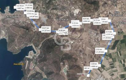 Foça Yenibağarası'nda Bağımsız Tapulu Yatırım Fırsatlı Tarla