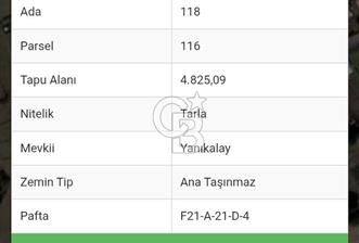DURSUN KÖY DE YÜKSEK KONUMLU SATILIK ARAZİ 