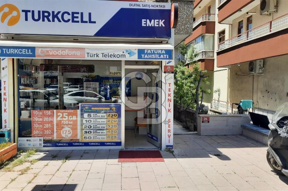 Çankaya  Emek Bişkek Caddesi Satılık Dükkan