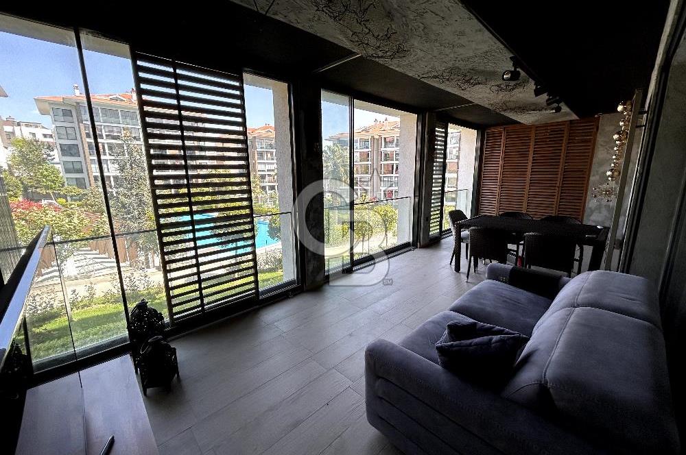 BURSA BALAT TERAS EVLERDE HAVUZ MANZARALI LÜKS 3+1 DAİRE