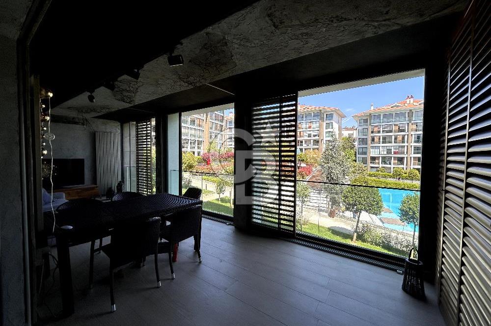BURSA BALAT TERAS EVLERDE HAVUZ MANZARALI LÜKS 3+1 DAİRE