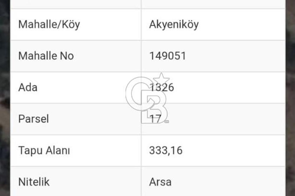 DİDİM AKYENİKÖYDE İMARLI ARSA  