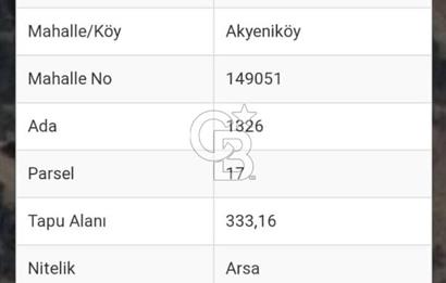 DİDİM AKYENİKÖYDE İMARLI ARSA  