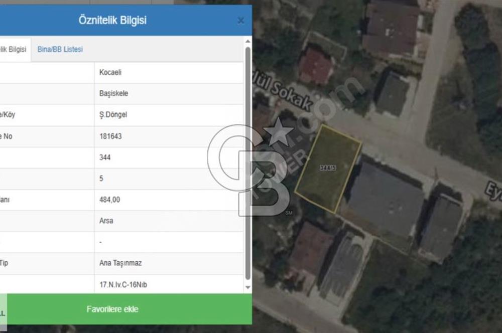CB TOWER'DAN BAŞİSKELE DÖNGEL'DE SATILIK ARSA.