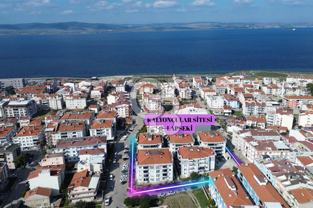 ÇANAKKALE LAPSEKİ KALYONCULAR  SİTESİNDE 2+1 SATILIK DAİRE