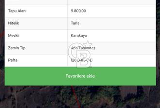 Çardakbelen fırsat tarla