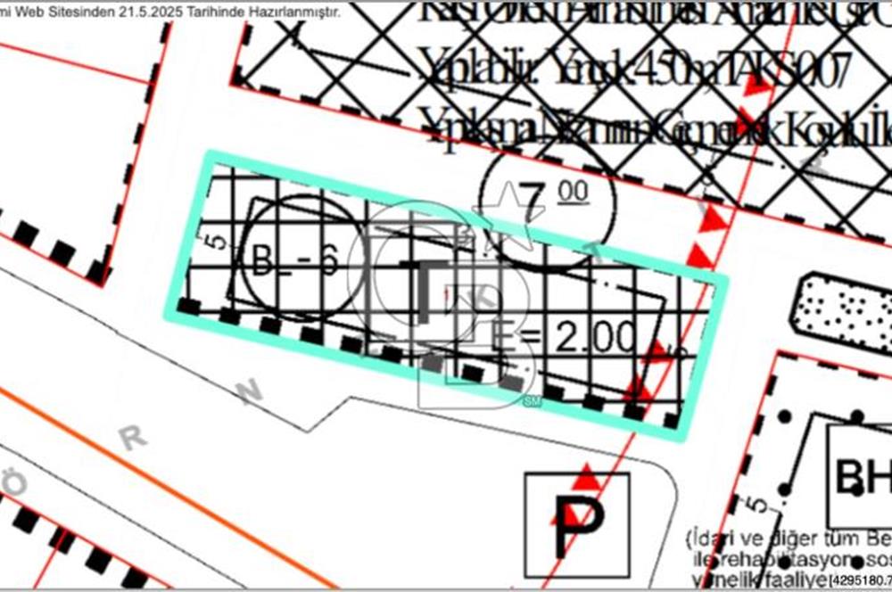6 KAT 2 EMSAL TİCARİ ALANDA SATILIK 214 M2 ARSA HİSSESİ