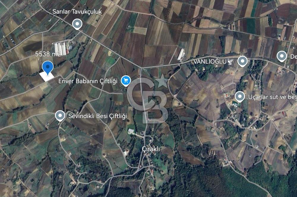 Kocaelide %5 İmarlı 5538 m² Yatırım Fırsatı Doğayla İç İçe