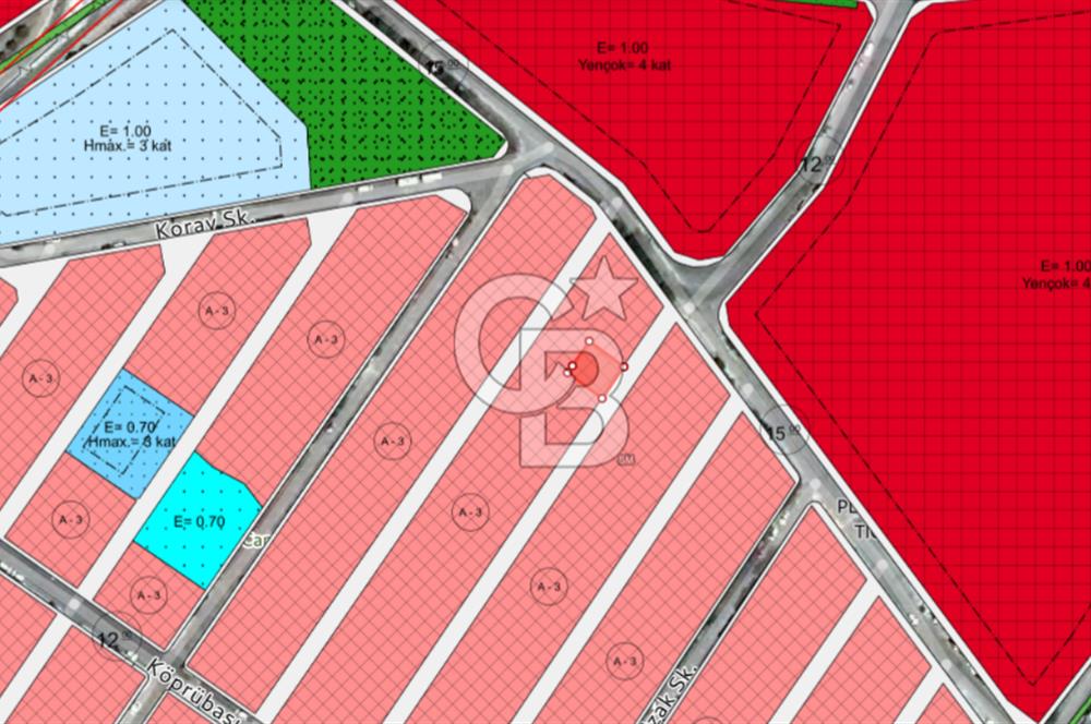 CB TOWER İZMİT MERKEZ'DE T3 TİCARİ İMARLI 218 M² SATILIK ARSA