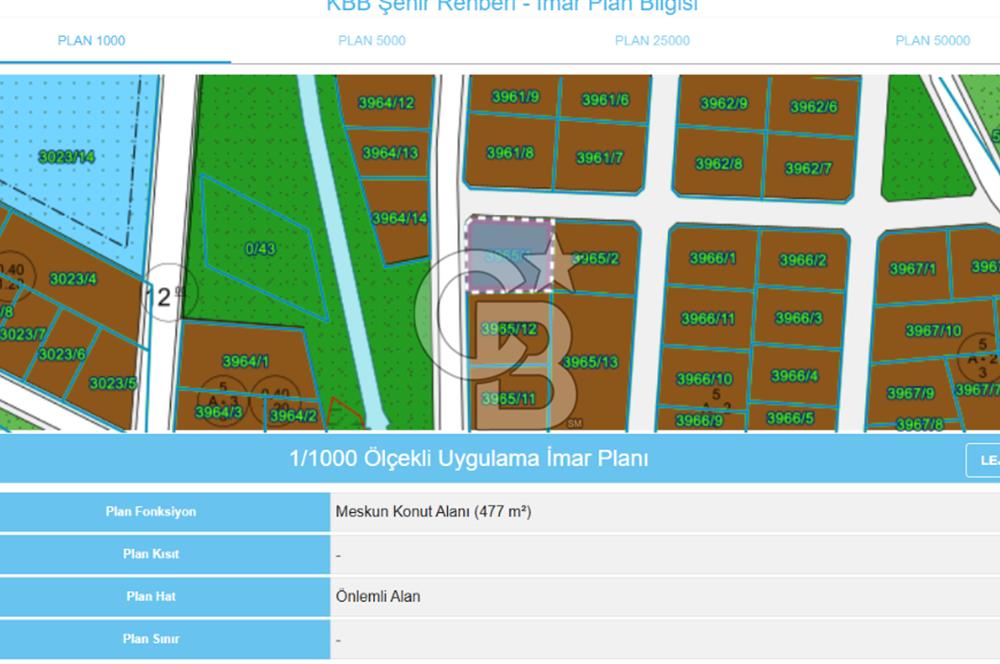 DERİNCE FATİH SULTAN'DA VİLLA İMARLI 477 M² SATILIK ARSA