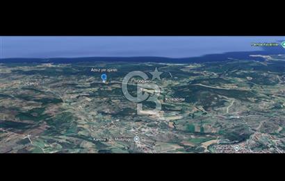 Kandıra Çalköy de 3.506m2 yollu tarla gelişmiş Turizm bölgesi