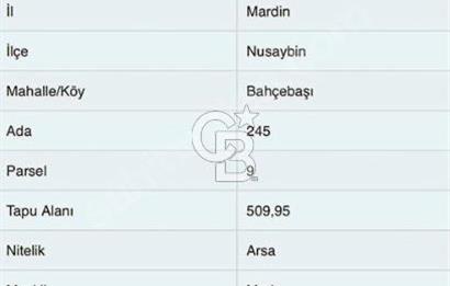 Mardin Nusaybin Bahçebaşı Morris İmarlı Arsa