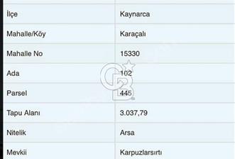 Sakarya Kaynarca Projesi Hazır Arsa