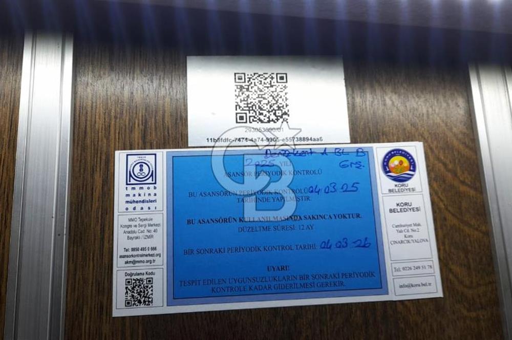 ÇINARCIK KORU BELDESİNDE DENİZ MANZARALI 2+1 SATILIK DAİRE