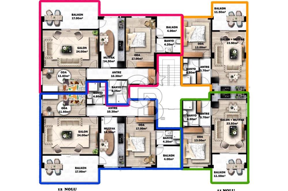 EDREMİT'DE LÜKS PROJEDEN SATILIK 3+1 DUBLEKS  DAİRE 