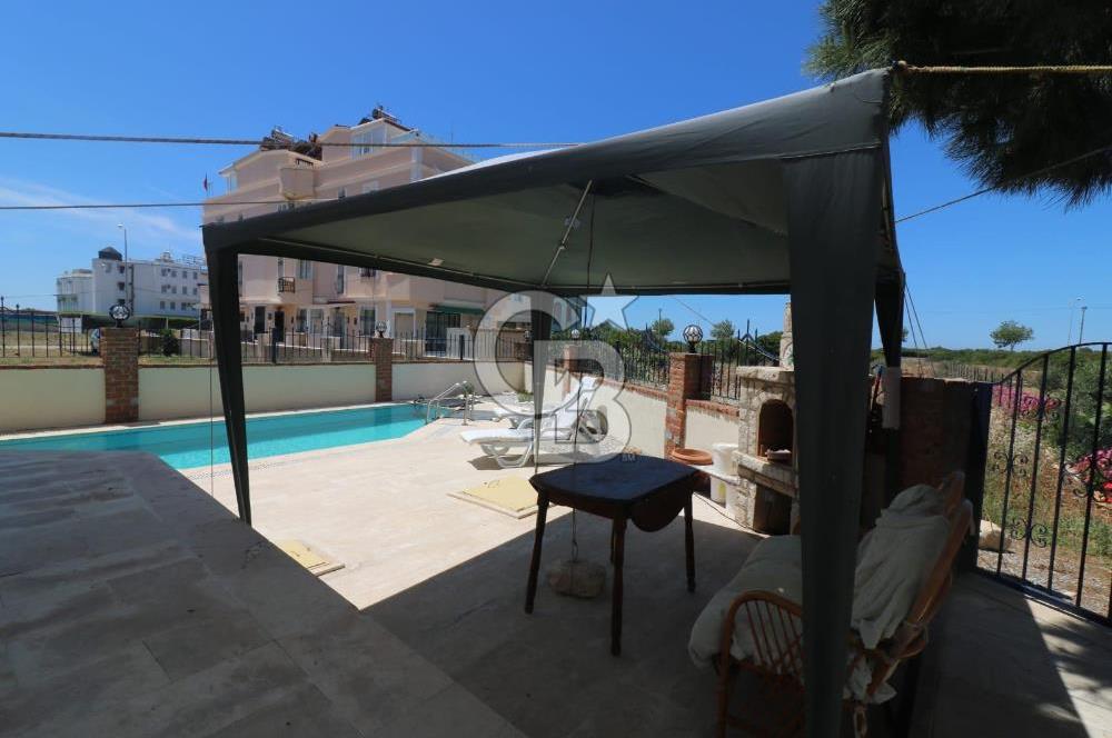 Didim çamlıkta satılık 3+1 villa havuzlu site 