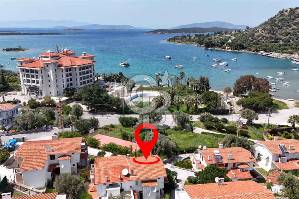 ÇEŞME ILDIR BORNOVALILAR SİTESİNDE  DENİZE 200 METRE SATILIK VİLLA