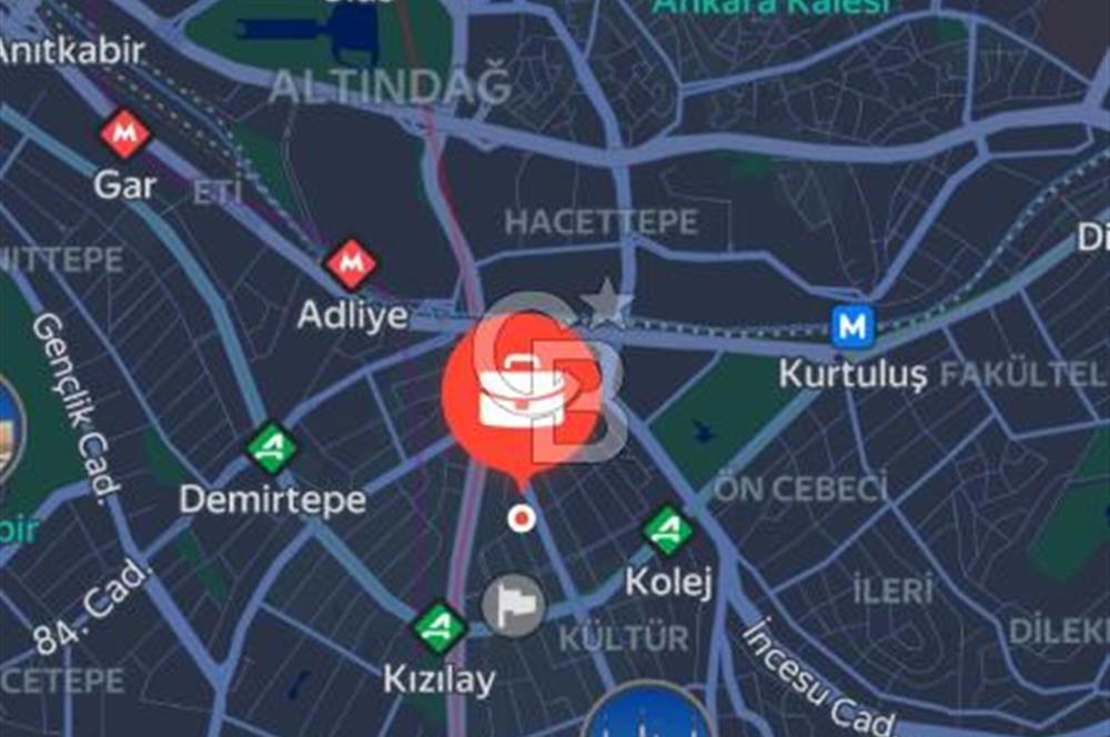 KIZILAY'DA TÜRK-İŞ GENEL MRK YAN BİNASI FIRSAT BÜRO-OFİS
