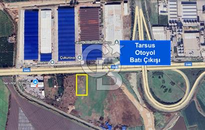 MERSİN TARSUS D-400 YOLU ÜZERİ OTOBAN GİRİŞİ 4.871 M² SANAYİ İMARLI ARSA