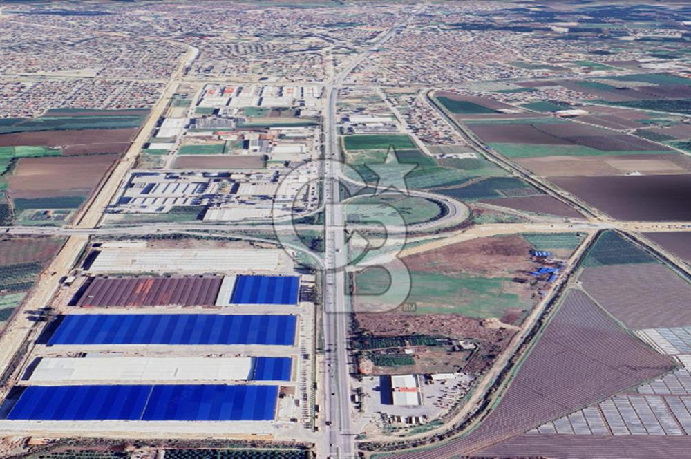 MERSİN TARSUS D-400 YOLU ÜZERİ OTOBAN GİRİŞİ 4.871 M² SANAYİ İMARLI ARSA
