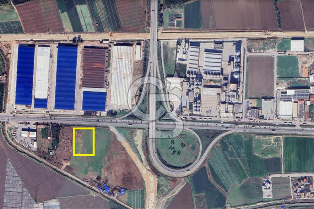 MERSİN TARSUS D-400 YOLU ÜZERİ OTOBAN GİRİŞİ 4.871 M² SANAYİ İMARLI ARSA