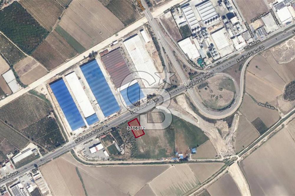 MERSİN TARSUS D-400 YOLU ÜZERİ OTOBAN GİRİŞİ 4.871 M² SANAYİ İMARLI ARSA