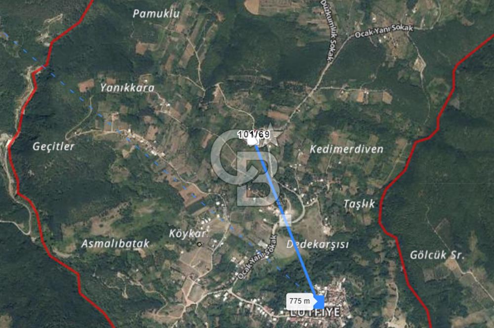 CB AMBIANCE'DAN KESTEL LÜTFİYE KÖYÜ'NDE SATILIK HİSSELİ TARLA