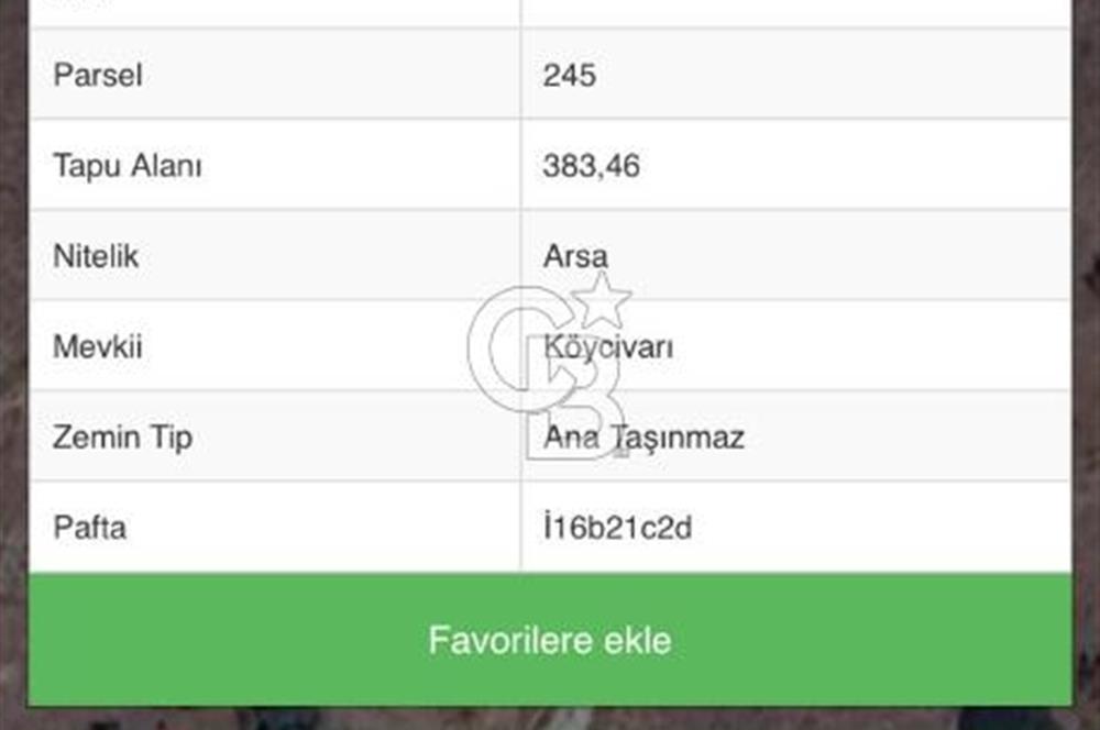 BOZCAADA YOLUNDA İMARLI ARSA