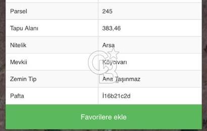 BOZCAADA YOLUNDA İMARLI ARSA