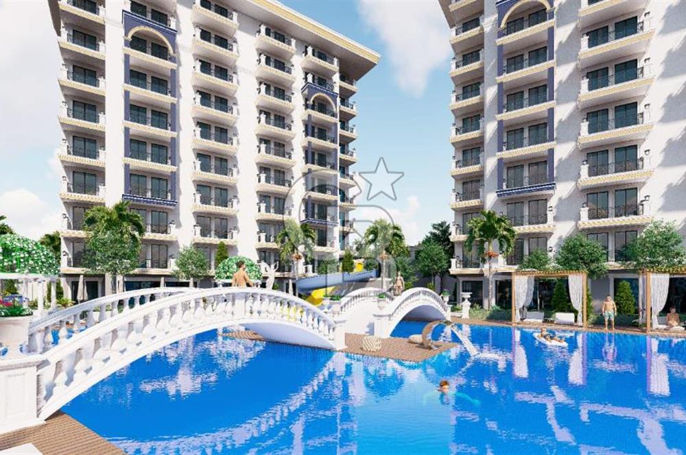 ALANYA AVSALLAR'DA LANSMAN FİYATINA FULL AKTİVİTELİ 1+1 SATILIK DAİRE