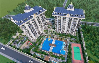 ALANYA AVSALLAR'DA LANSMAN FİYATINA FULL AKTİVİTELİ 1+1 SATILIK DAİRE