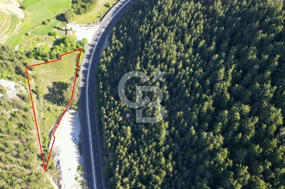 Menteşe'de Muğla-Denizli Yoluna Sıfır 6525 m2 Satılık Tarla