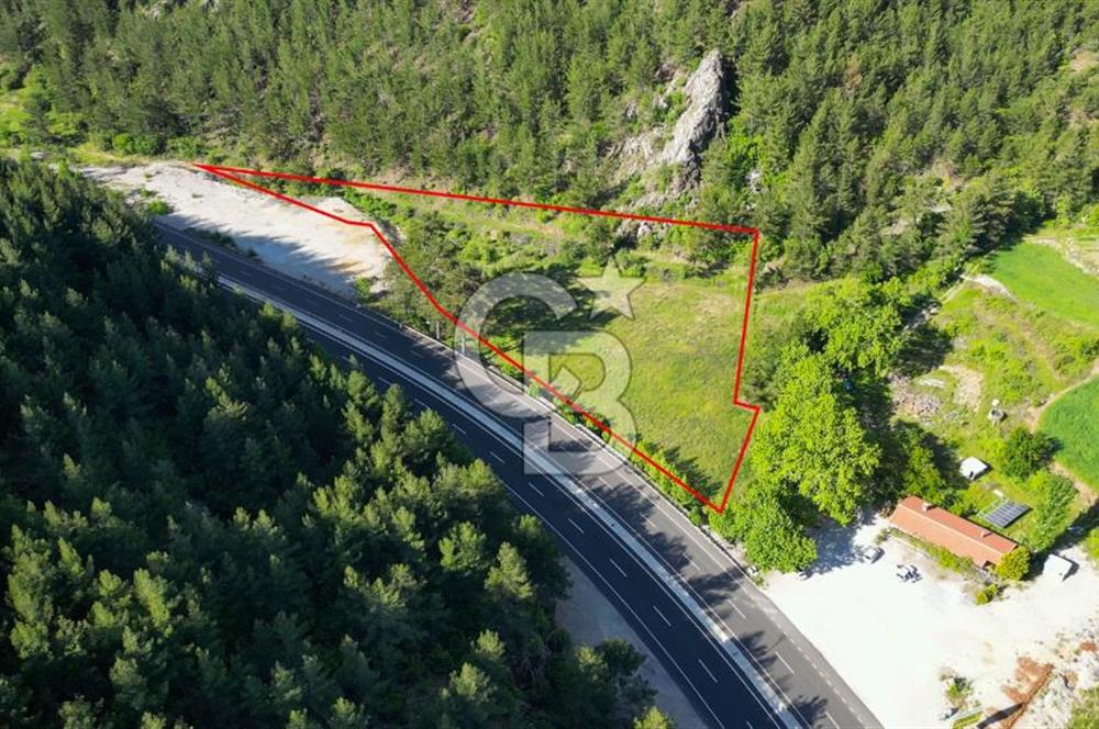 Menteşe'de Muğla-Denizli Yoluna Sıfır 6525 m2 Satılık Tarla