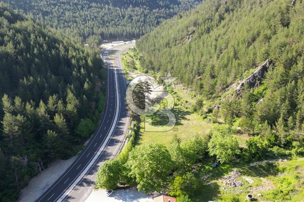 Menteşe'de Muğla-Denizli Yoluna Sıfır 6525 m2 Satılık Tarla